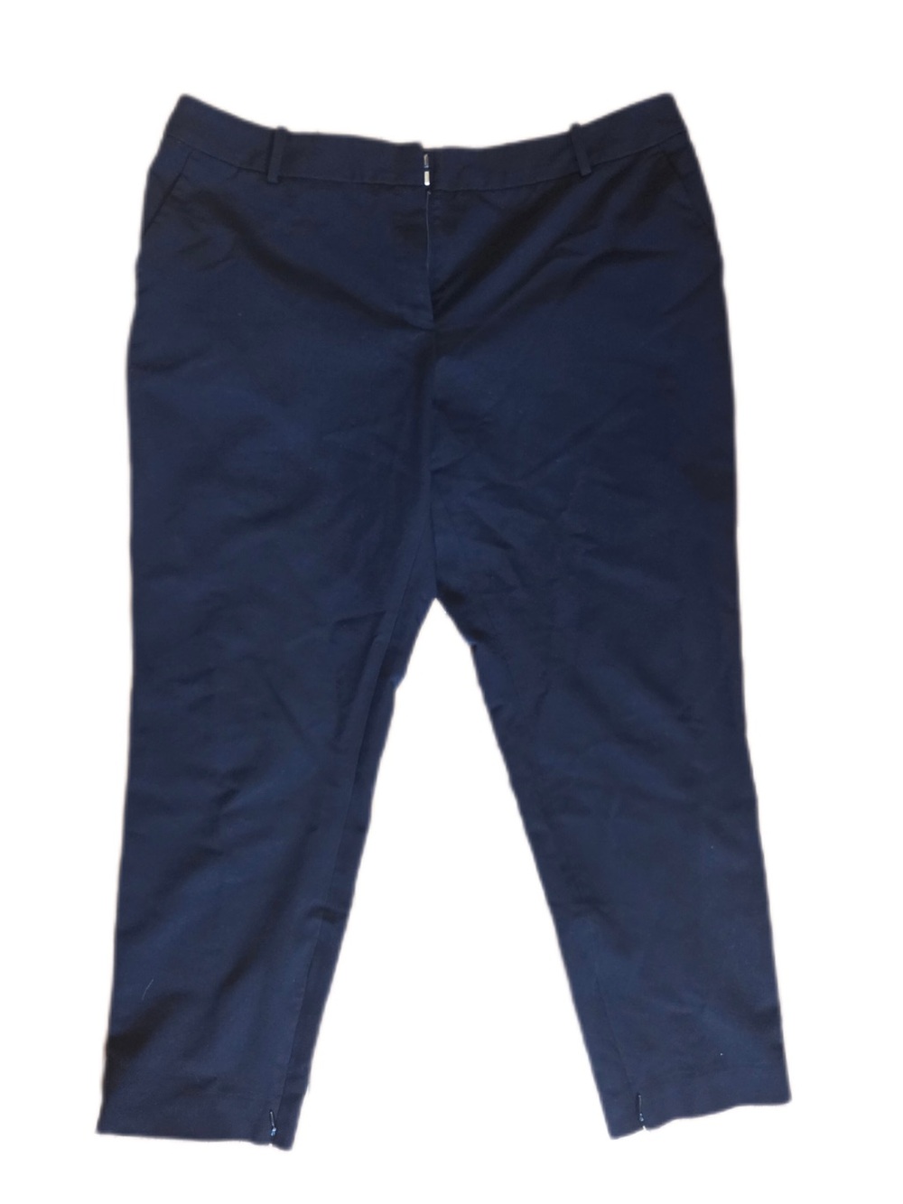 Black Stretch Ankle Pants